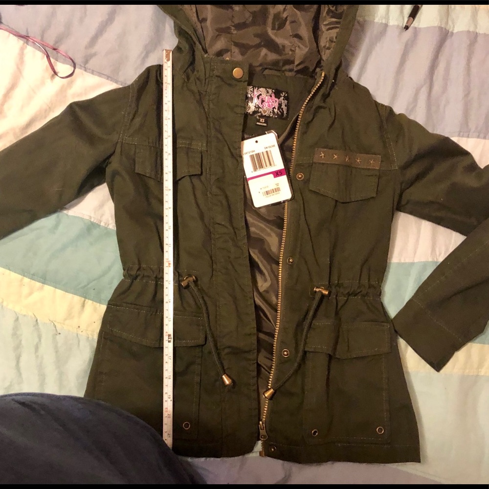 Cute army green jacket